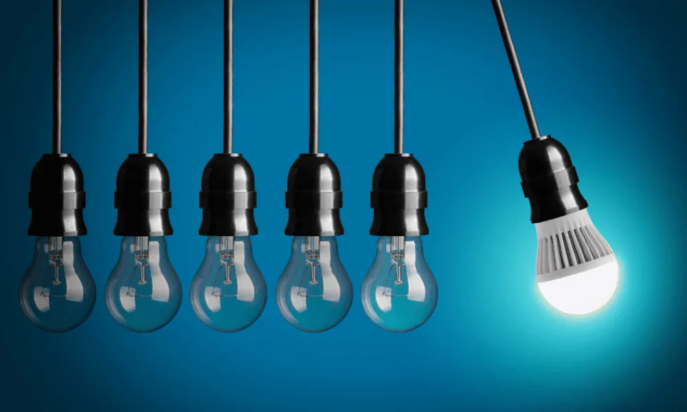 Von Glühlampen zu LEDs