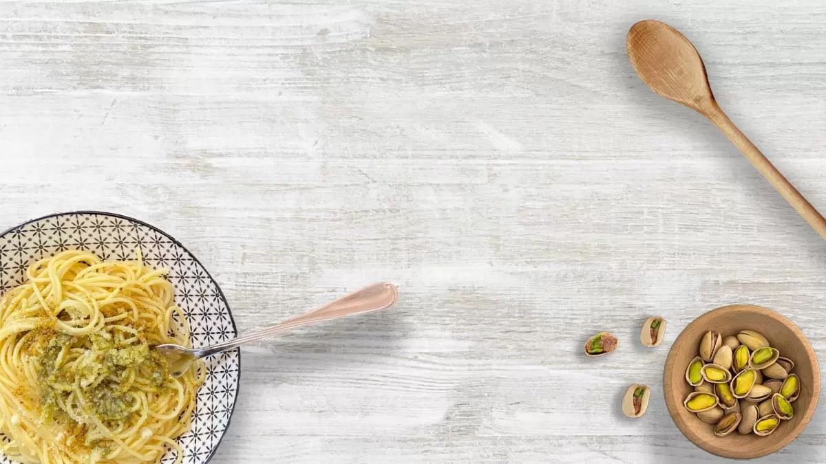 Pasta mit Pistazien-Pesto