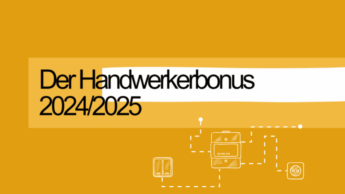 Der Handwerkerbonus 